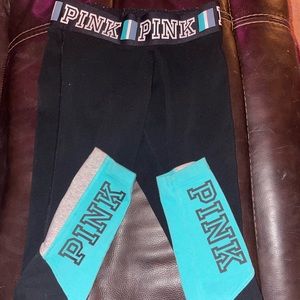 Victoria’s Secret PINK Black leggings size small